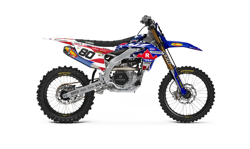 YAMAHA GRAPHICS KIT 22-26 YZ125 YZ250 BARX YAMAHA RACE TEAM 2025