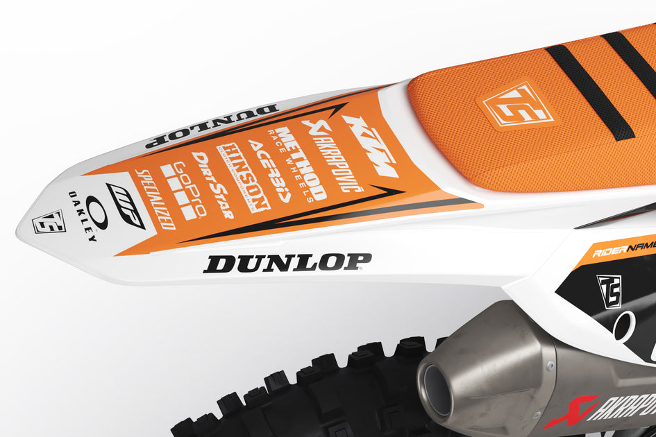 KTM DART GRAPHIC KIT - ORANGE / BLACK – Throttle Syndicate