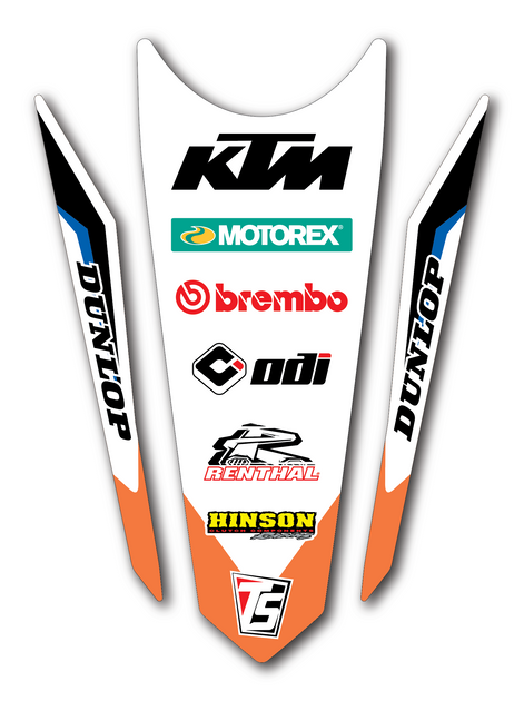 KTM REAR FENDER DECALS - STANDARD – Throttle Syndicate