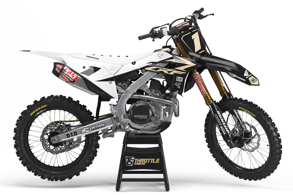 HONDA AERO GRAPHIC KIT - White / Black – Throttle Syndicate