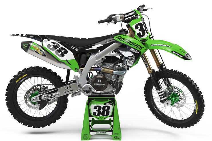 FASTHOUSE KAWASAKI GRAPHIC KIT - DAY IN THE DIRT