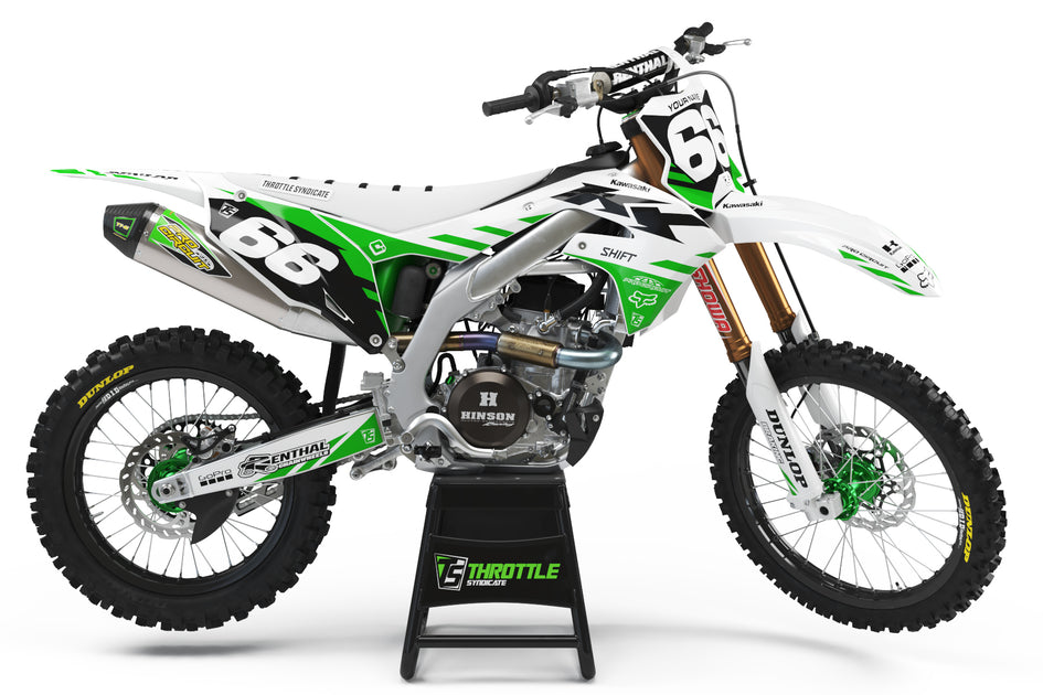 送料無料 TMW MOTO GEKKO 白 '24-25 新品未開封 KAWASAKI ORBIT GRAPHIC KIT - WHITE – Throttle Syndicate
