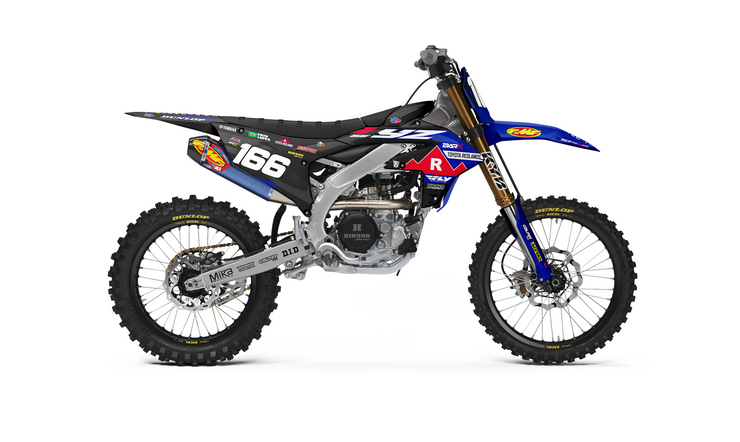 BARX YAMAHA TEAM GRAPHIC KIT - 2025 BLUE/BLACK