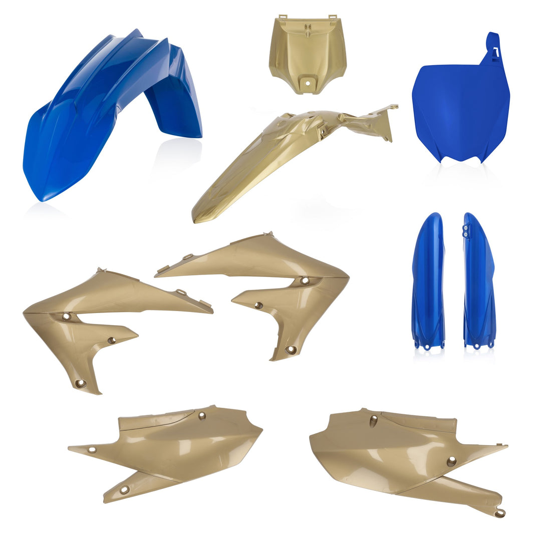 YZ250F用外装パーツセット ホワイト マルチカラー Yamaha-YZ250F-graphics - Backyard Design USA
