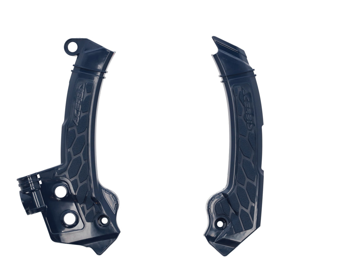 Protectores De Chasis X-Grip Acerbis Para Husqvarna FC 250 (2019) | Color Azul Gris | Alta Resistencia A La Corrosión Y Al Calor | Diseño Robusto Y Duradero | Protección óptima Para Motocross