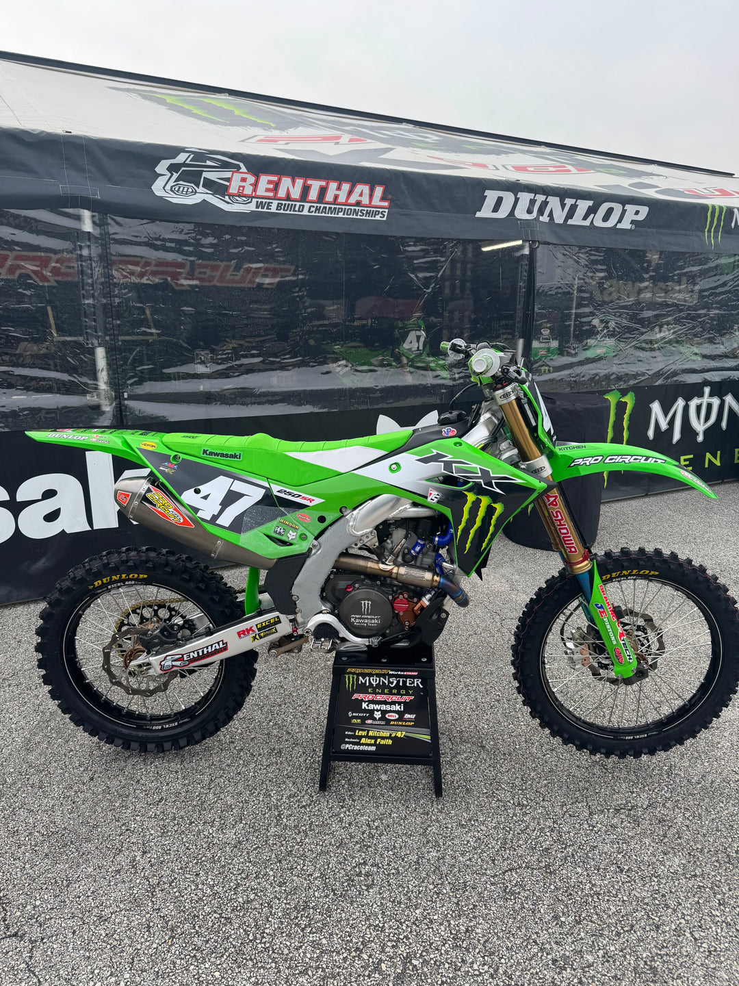 GRAPHICS AND PLASTIC KAWASAKI 2025-2026 KX250 KX250SR KXF PRO