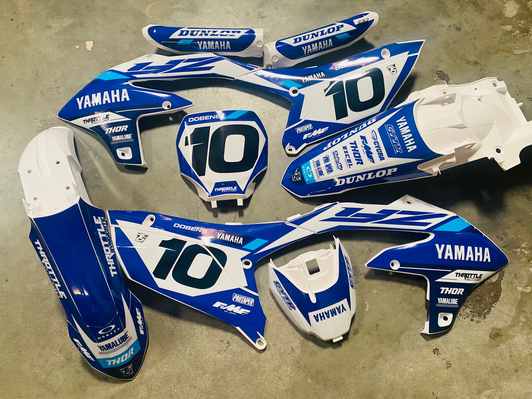 GRAPHICS AND PLASTIC YAMAHA 2024-2026 YZ250F 2023-2025 YZ450F YZF