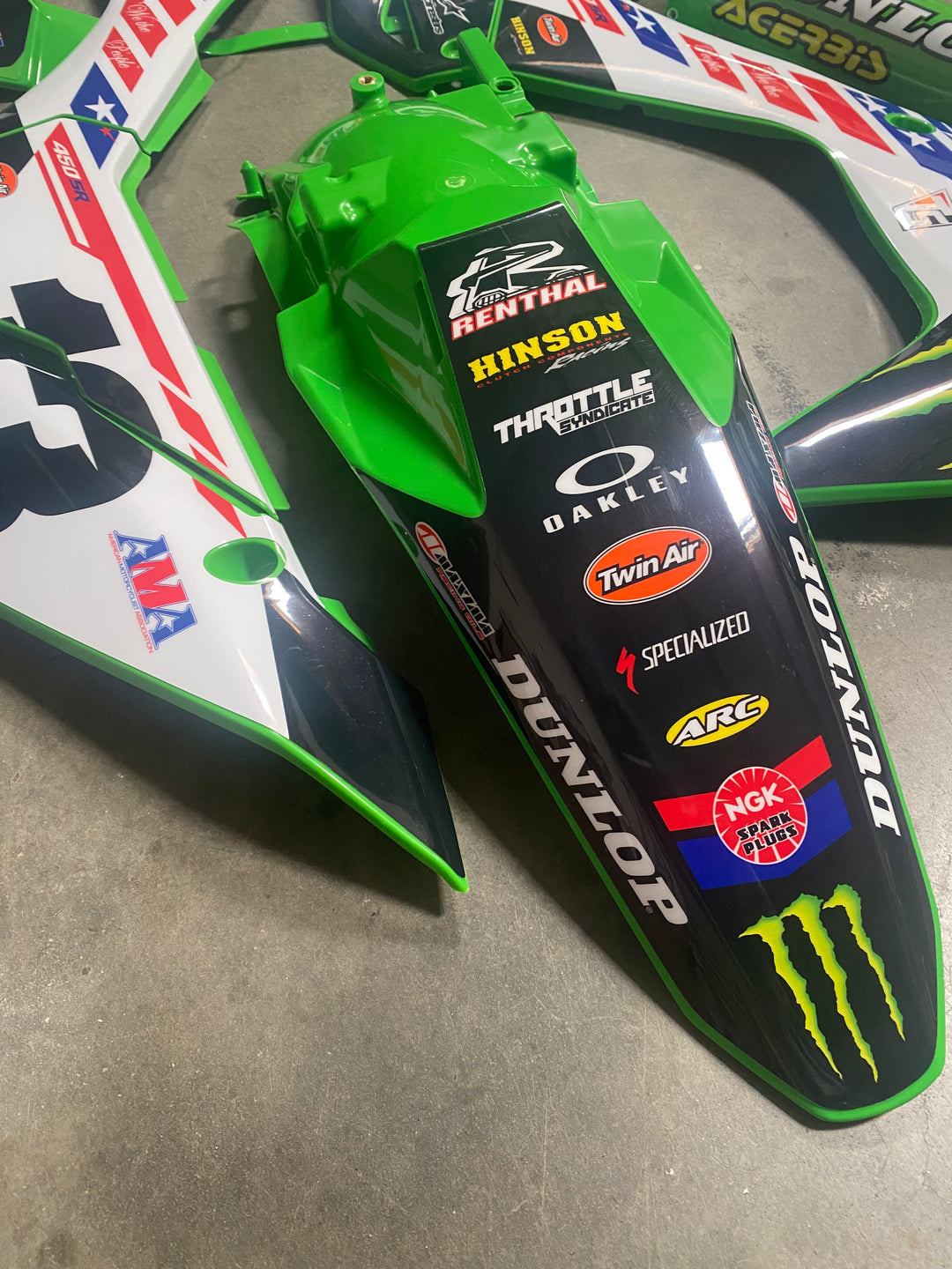 K&Y❤︎ GRAPHICS AND PLASTIC KAWASAKI KX250 KX450 KX450SR KXF PRO CIRCUIT
