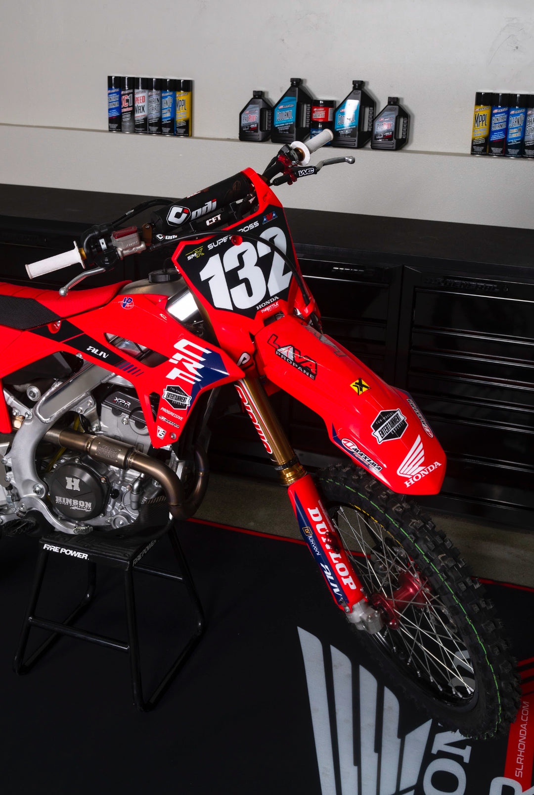 HONDA GRAPHICS KIT 22-24 CRF250 21-24 CRF450 SLR HONDA RACE TEAM