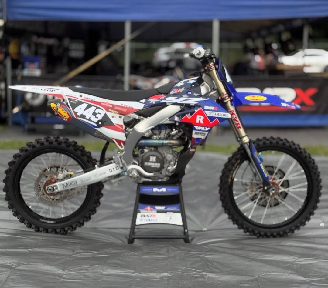 YAMAHA GRAPHICS KIT 15-21 YZ85 BARX YAMAHA RACE TEAM 2025 RED BUD