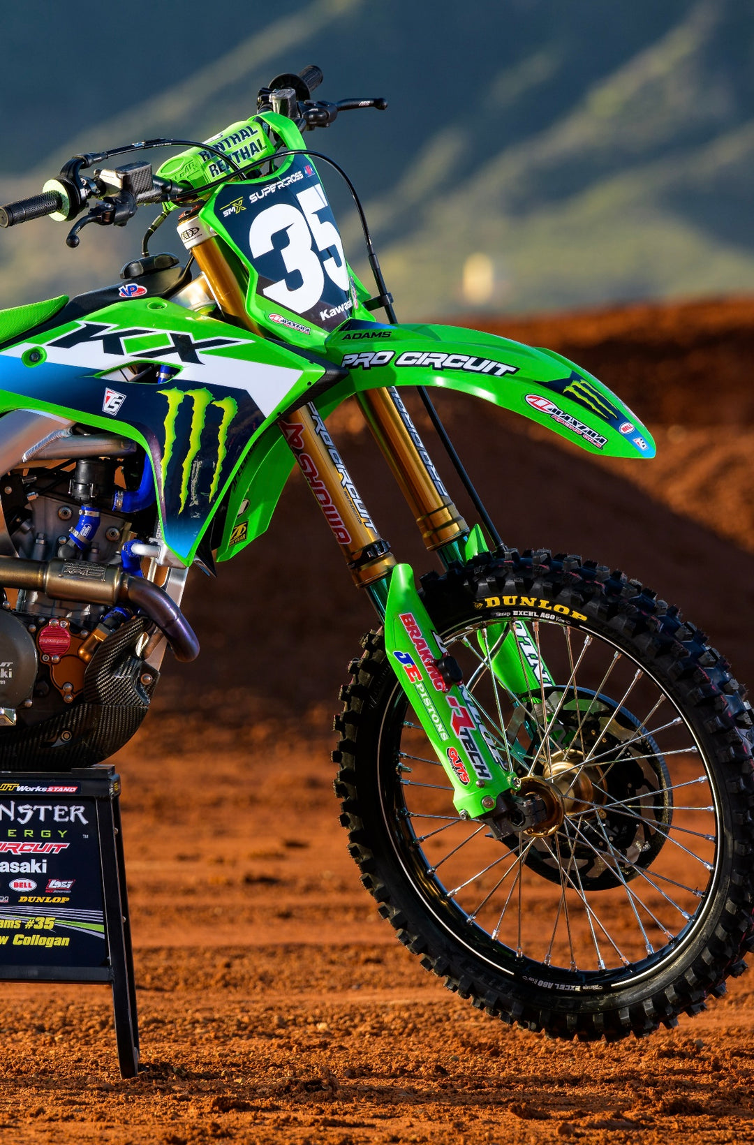 KAWASAKI GRAPHICS KIT 01-26 KX65 02-09 KLX110 PRO CIRCUIT RACE