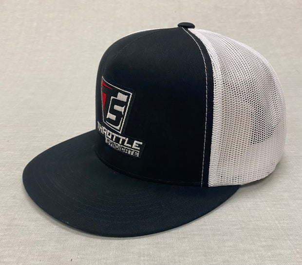 CORP HAT - BLACK/WHITE