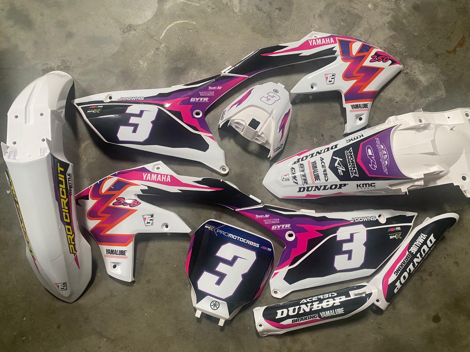 GRAPHICS AND PLASTIC YAMAHA 2024-2026 YZ250F 23-25 YZ450F YZF