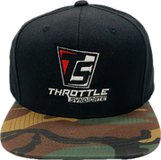 CORP HAT - BLACK/CAMO