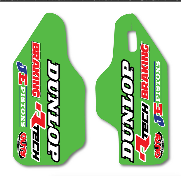 24 PRO CIRCUIT KAWASAKI LOWER FORK DECALS