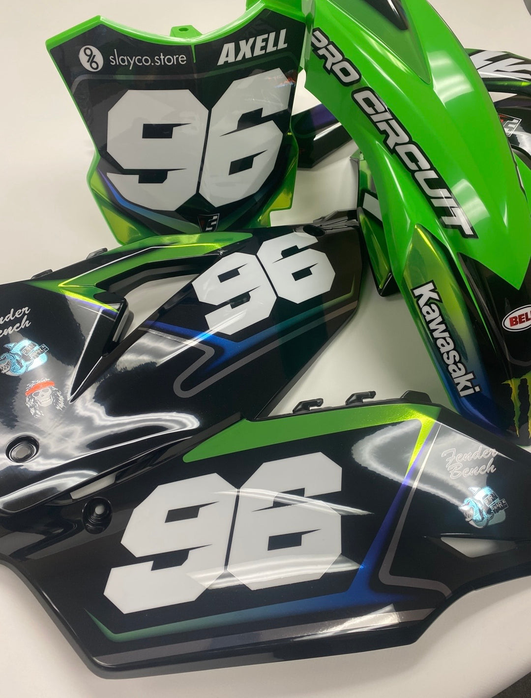 GRAPHICS AND PLASTIC KAWASAKI 2021-2024 KX250 2019-2023 KX450 KXF