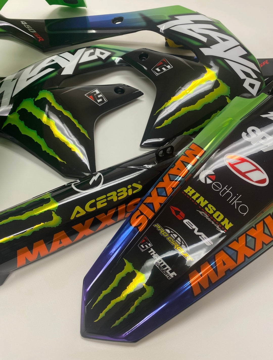 GRAPHICS AND PLASTIC KAWASAKI 2021-2024 KX250 2019-2023 KX450 KXF