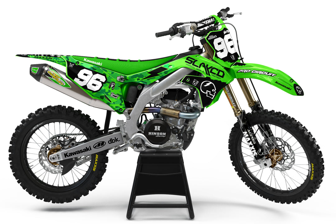 AXELL HODGES SLAYCO GRAPHIC KIT - GREEN CAMO – Throttle Syndicate