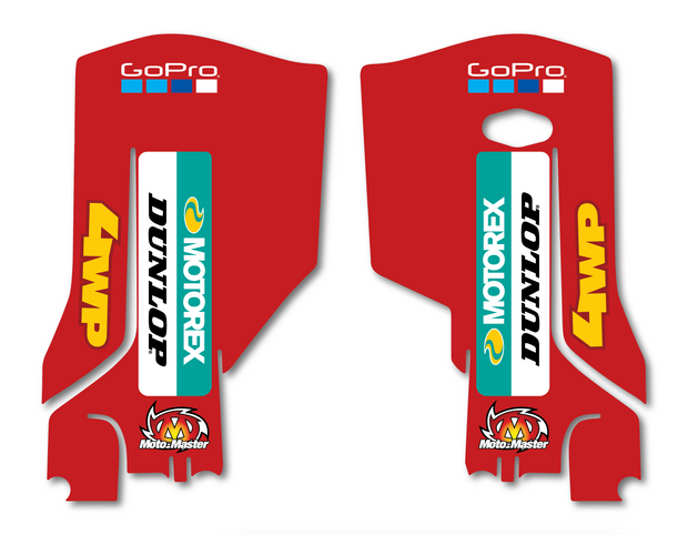 TLD GASGAS RACE TEAM LOWER FORK DECALS