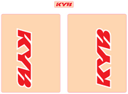 KYB FORK TUBE DECALS - CLEAR