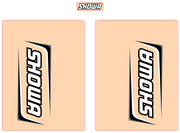 Showa Fork Tube Decals - Clear