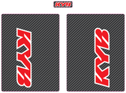 KYB Fork Tube Decals - CARBON FIBER