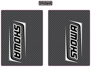 SHOWA FORK TUBE DECALS - CARBON FIBER