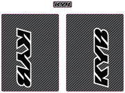 KYB Fork Tube Decals - CARBON FIBER