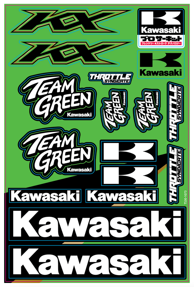 KAWASAKI LOGO DECAL SHEET