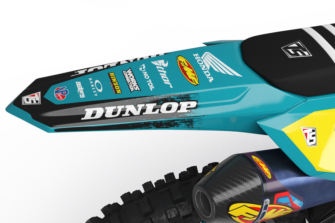HONDA MATCH GRAPHIC KIT - TEAL – Throttle Syndicate