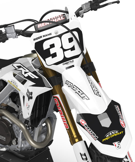 Modded Razor Graphics HONDA RAZOR GRAPHIC KIT - WHITE – Throttle Syndicate