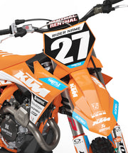 KTM GRAND PRIX GRAPHIC KIT - ORANGE / BLUE