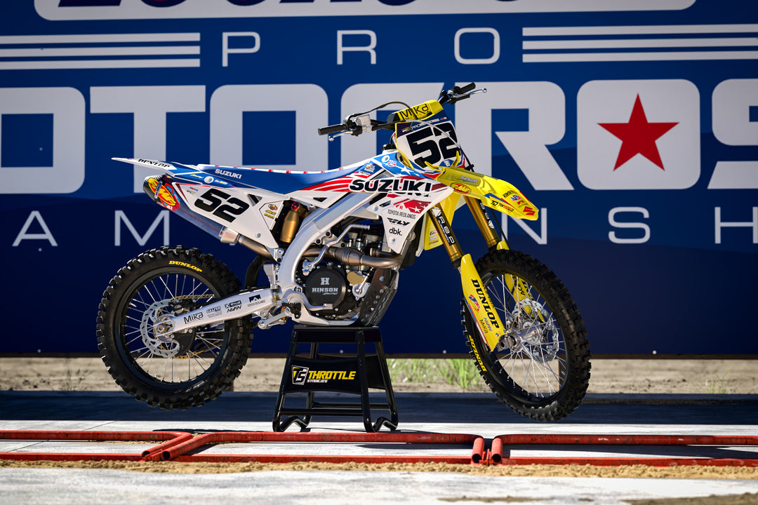 BARX SUZUKI TEAM GRAPHIC KIT - 2024 REDBUD – Throttle Syndicate