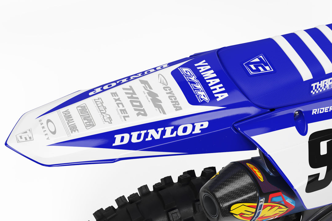 YAMAHA TRIUMPH GRAPHIC KIT - BLUE – Throttle Syndicate