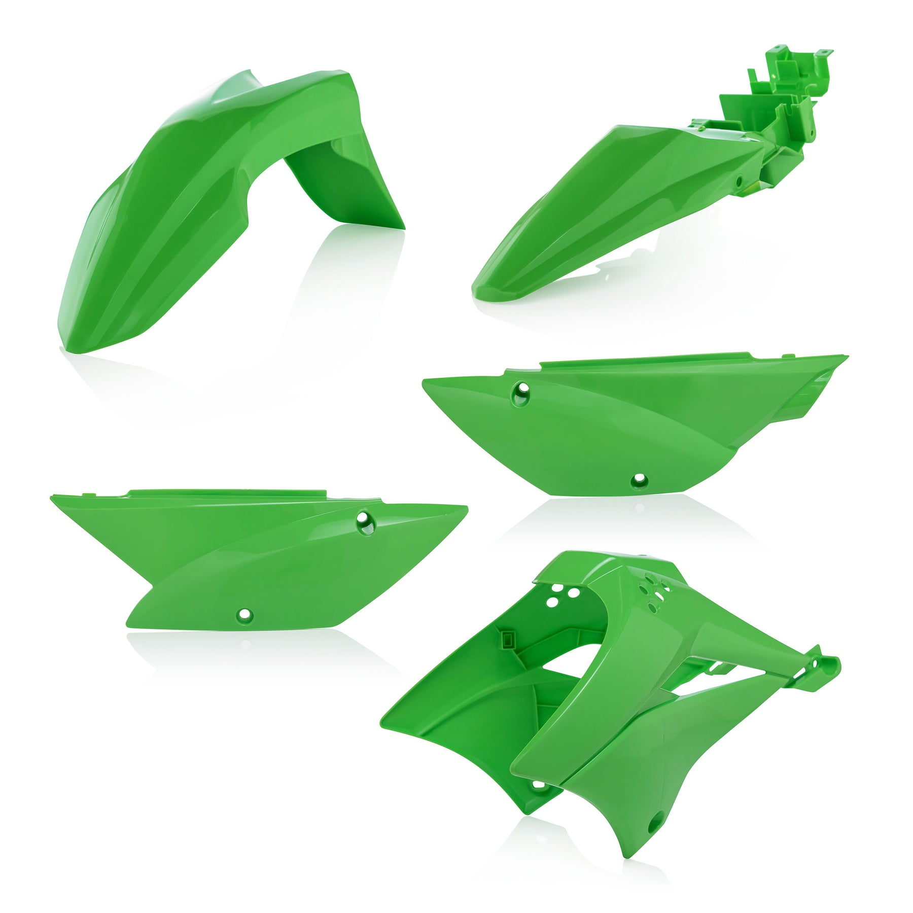 10-25 KAWASAKI KLX 110/110L GREEN FULL PLASTIC KIT - ACERBIS