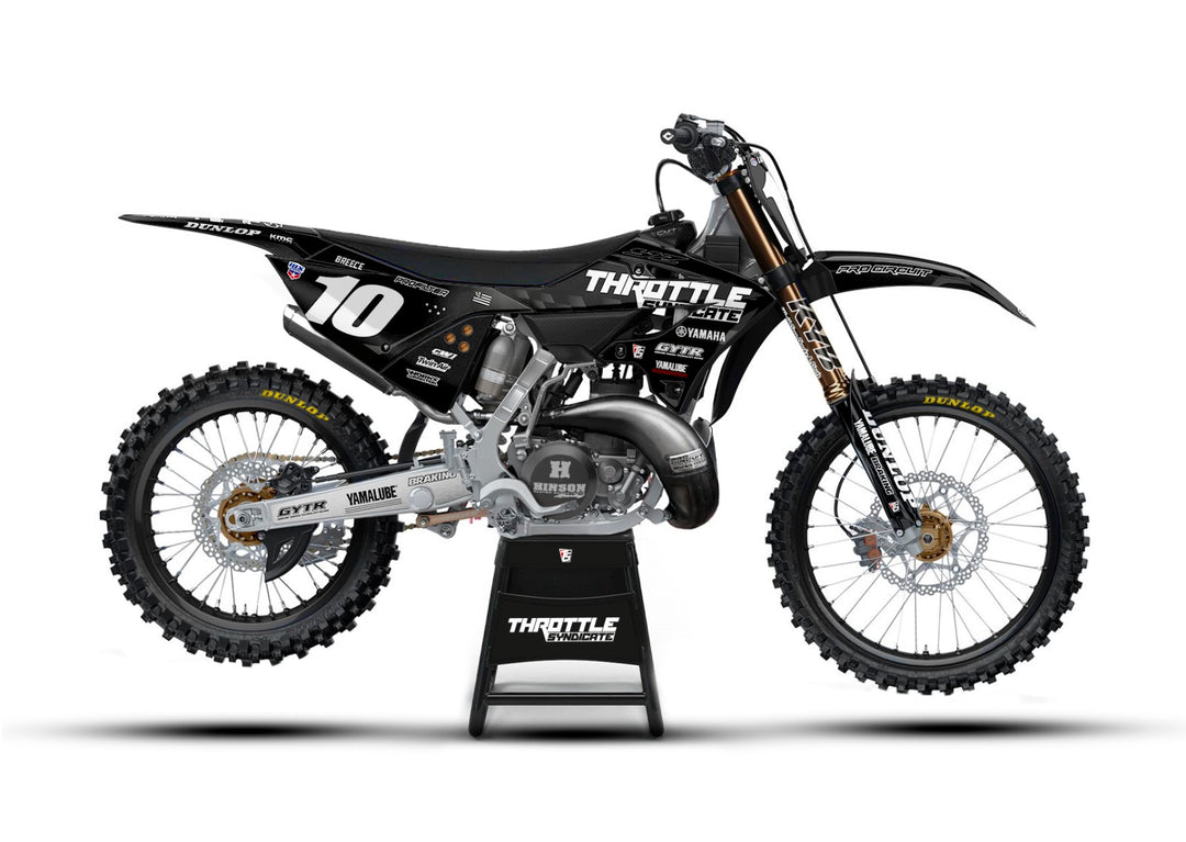 YAMAHA TS TEAM GRAPHIC KIT - BLACK – Throttle Syndicate