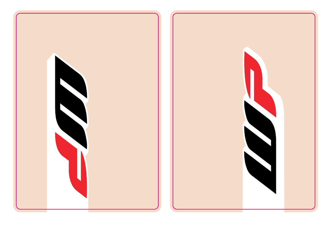 Pro Circuit Showa Fork Stickers Suspension Decals Set (9x6.5) - Foto 7