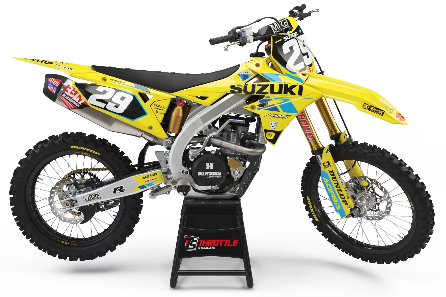 TEAM SUZUKI RM ARMY GRAPHIC KIT 2020 – Throttle Syndicate