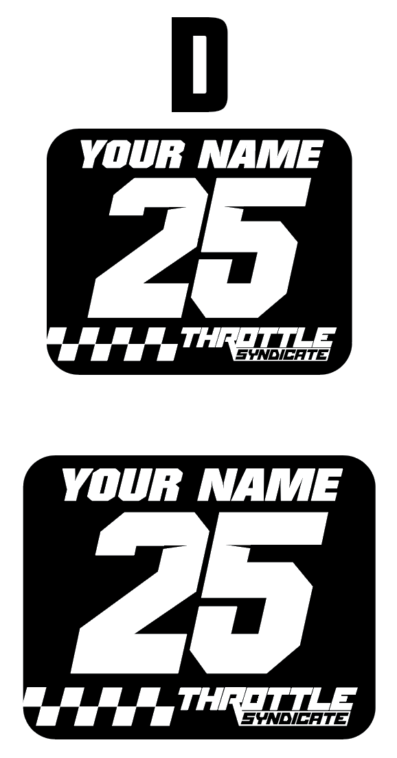 CUSTOM HUB DECALS – Throttle Syndicate