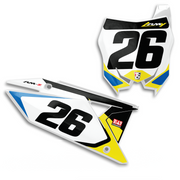 SUZUKI RM ARMY CUSTOM NUMBER PLATE BACKGROUNDS ONLY - 2023
