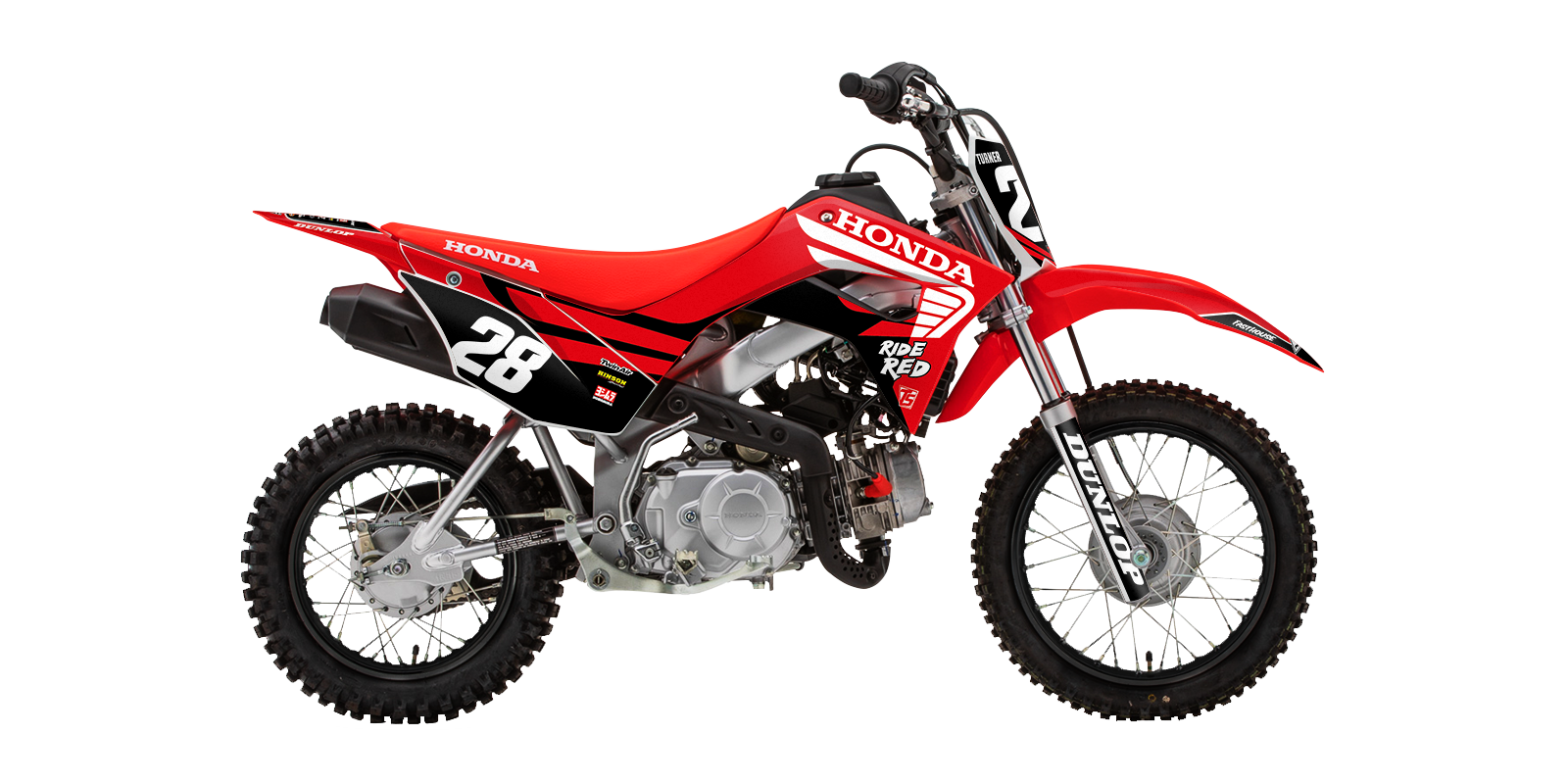 HONDA 110 GRAPHIC KIT - NO WING NO PRAYER – Throttle Syndicate