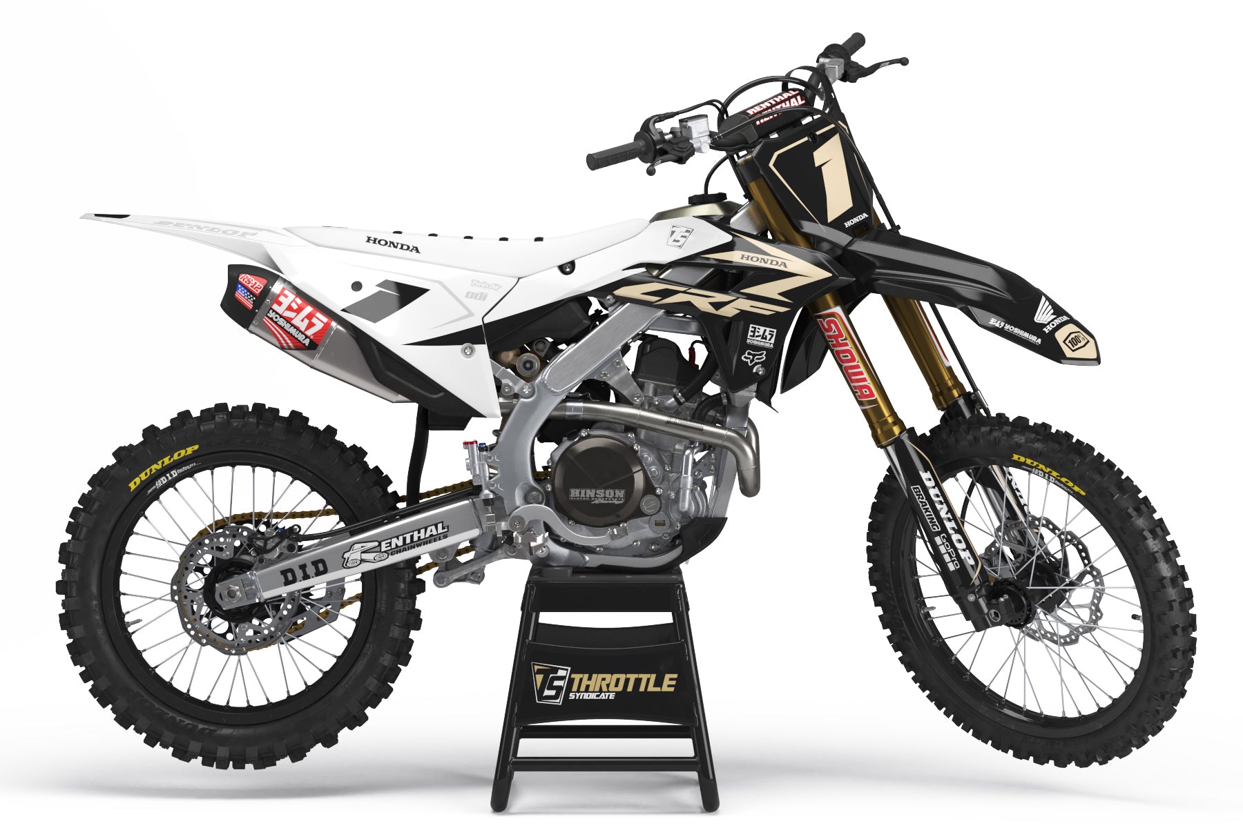 HONDA AERO GRAPHIC KIT - White / Black – Throttle Syndicate