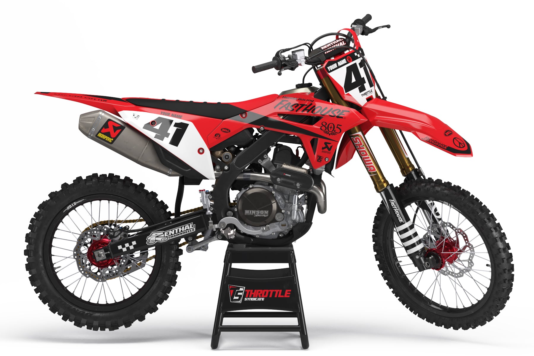 FASTHOUSE HONDA GRAPHIC KIT - SPLIT – Throttle Syndicate