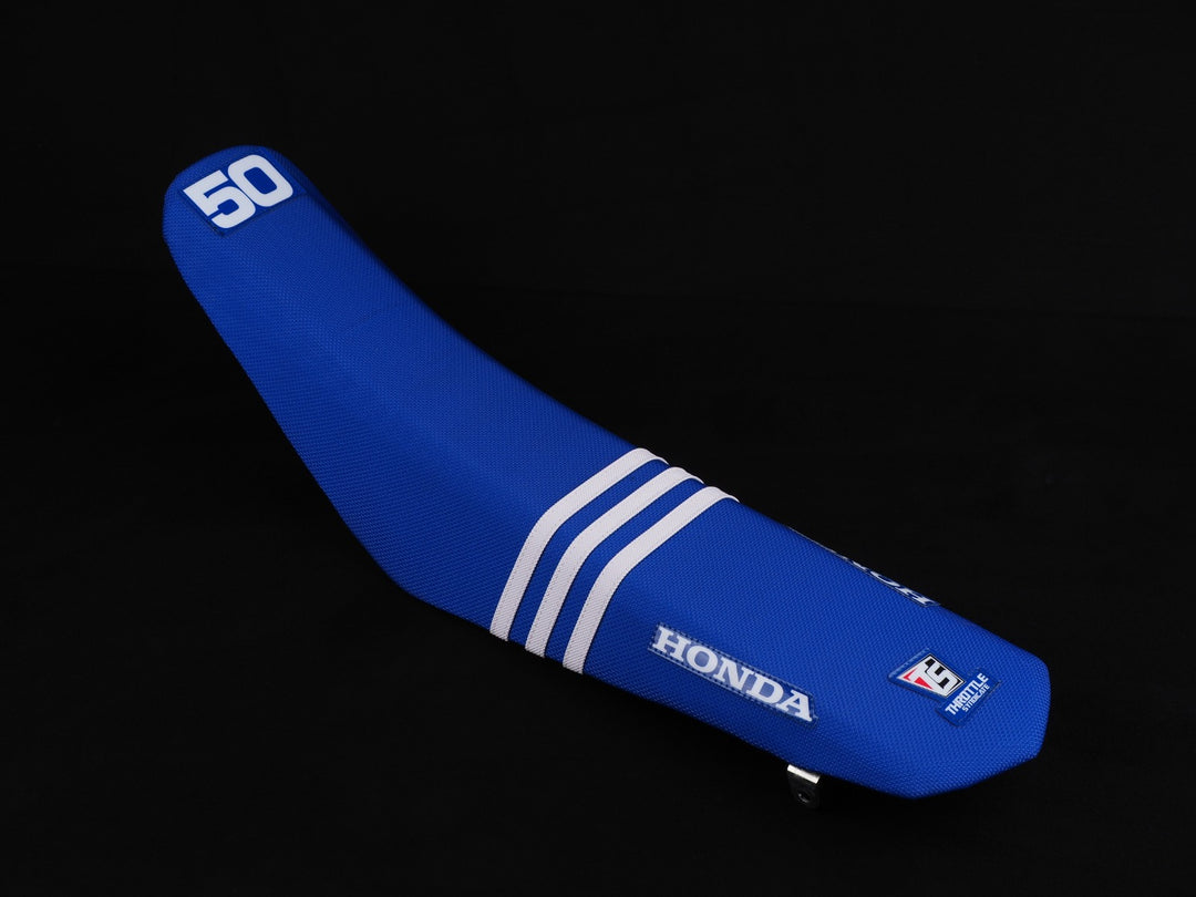 HONDA 3 RIB FACTORY ISSUE SEAT COVER - BLUE – Throttle Syndicate
