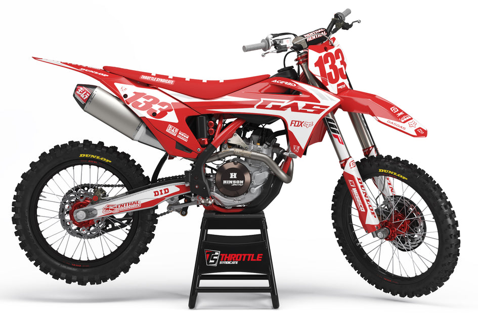 GASGAS GRAPHIC KIT - RED – Throttle Syndicate