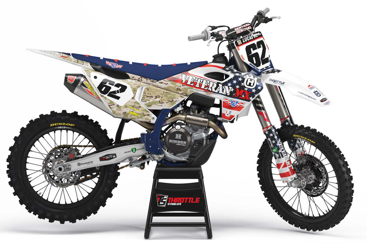 VETMX PATRIOT GRAPHIC KIT - ALL MODELS – Throttle Syndicate