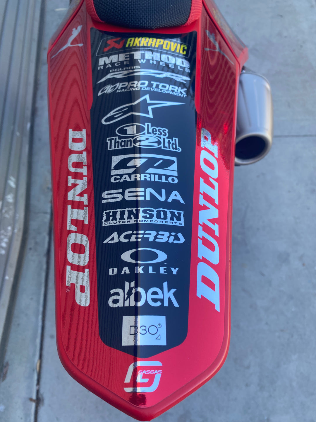 TLD GASGAS RACE TEAM - STRAIGHT RHYTHM CHROME & HOLOGRAM