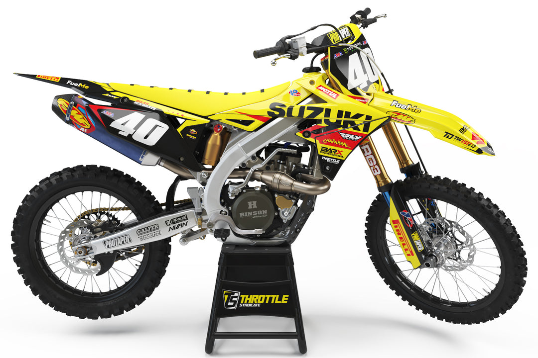 BARX SUZUKI TEAM GRAPHIC KIT - 2022 – Throttle Syndicate