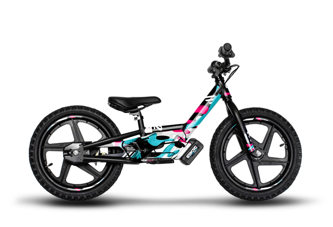 redjuice graphics works 2018 summer 値サイン STACYC LIQUID CUSTOM GRAPHIC KIT - CYAN / PINK – Throttle Syndicate