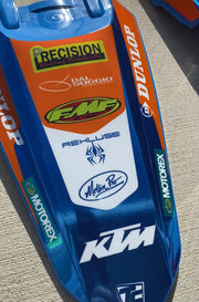 KTM SLASH GRAPHIC KIT - BLUE/ ORANGE